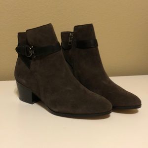 Coach Chocolate Brown Suede Leather Boots